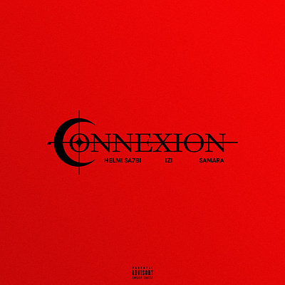Connexion album cover design graphic design lettering logo music photoshop typography