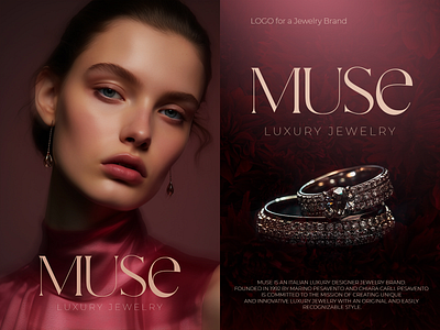 LOGO for MUSE. Jewelry Brand app branding design graphic design illustration logo typography ui ux vector