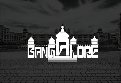 Bangalore Landmark Logo graphic design landmark logo vector wordmarklogo