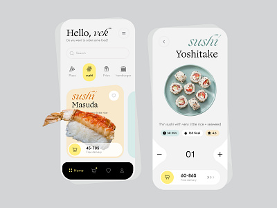 Food Delivery App app art design figma graphic design ui