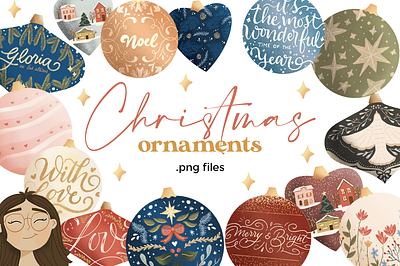 Christmas ornaments christmas christmas ornaments design digital art illustration ornaments procreate