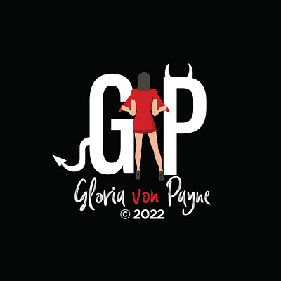 Gloria Von Payne Logo 3d animation branding graphic design logo motion graphics ui