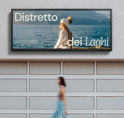 Distretto dei Laghi branding lake ui