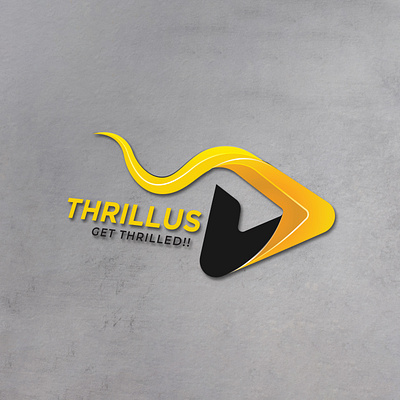 ThrillUS Logo 3d animation branding graphic design logo motion graphics ui
