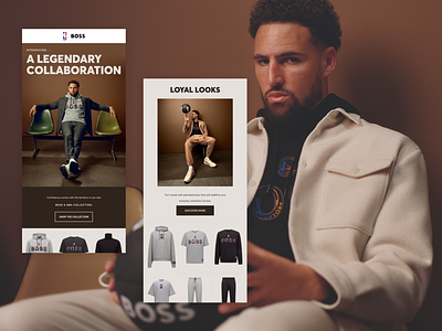 Boss x NBA Collaboration branding collaboration copywriting creative direction design ecommerce email design email marketing