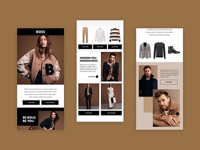 Hugo Boss - Creative direction and lifecycle marketing branding copywriting creative direction design email marketing figma luxury marketing responsys