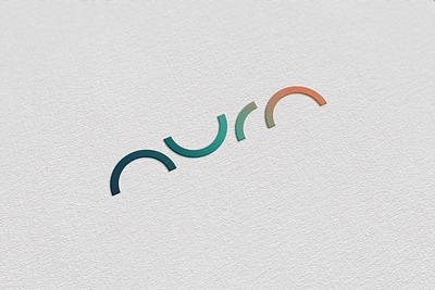 Aura branding business card design flat graphic design logo minimal typography ui vector