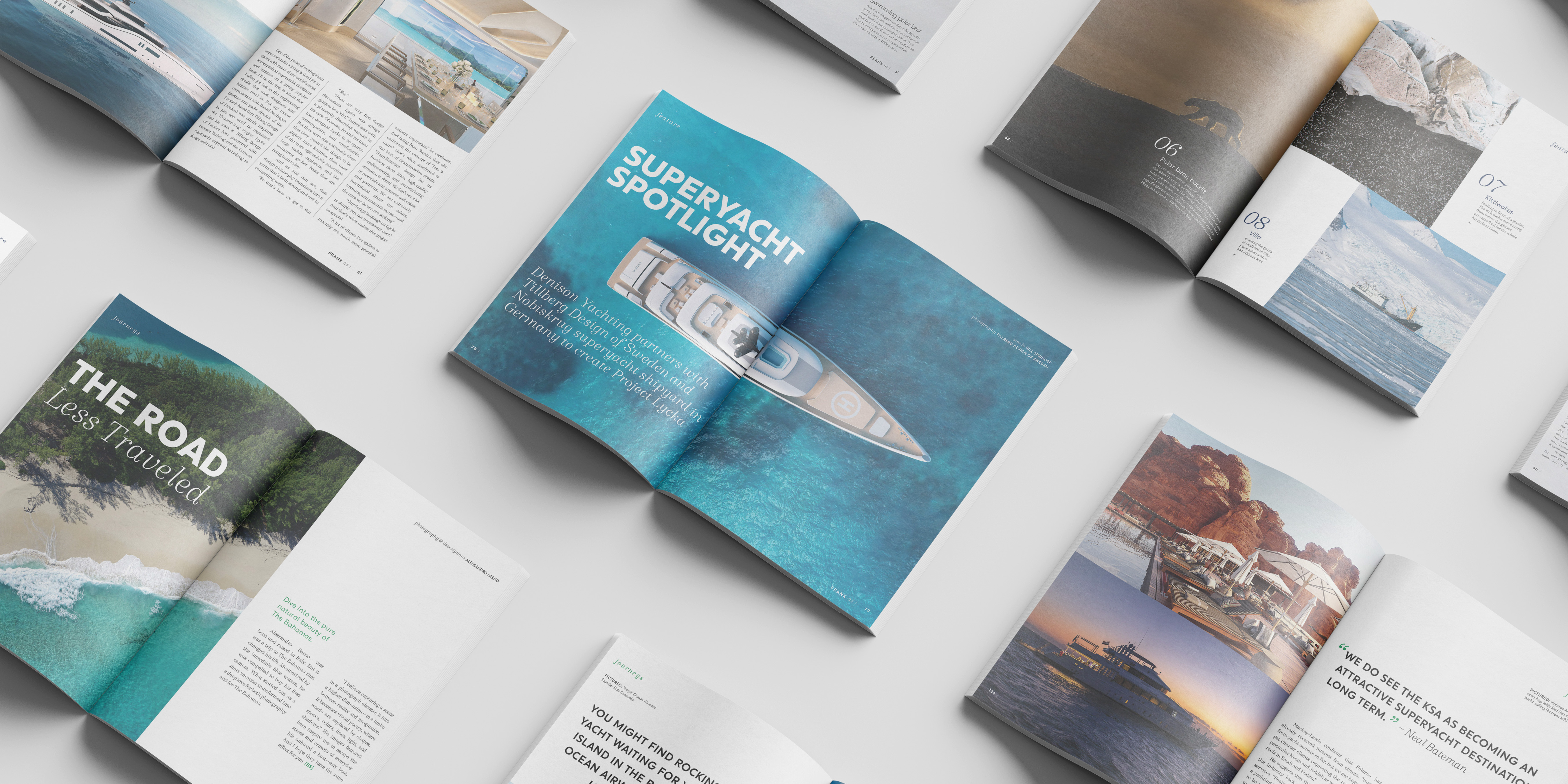 Case Study: Denison Yachting articles denison yachting editorial design frank magazine graphic design lifestyle lifestyle publication magazine magazine design magazine layout print print design publication