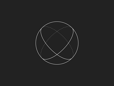 Circle/Sphere Graphic (MBBB) black circle dark geometric sphere white