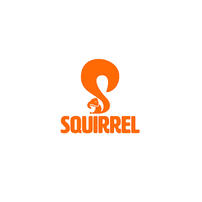 Squirrel (logo concept) brand brand design brand identity branding graphic design logo logo concept nuts orange squirrel