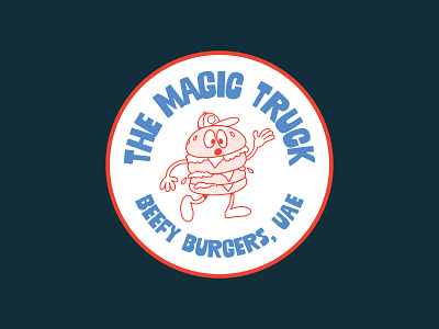 Beefy Burgers - Badge badge badges branding burger design fast food food truck graphic design illustration logo stickers street food typography vector