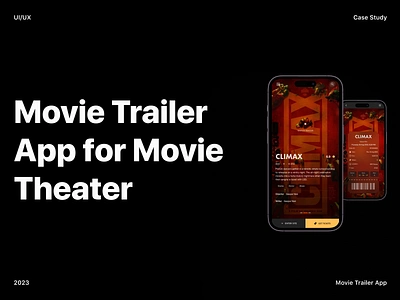 Movie Trailer App for Movie Theater UX/UI andorid app android appdesign cinematicapp filmui interactiondesign interfacedesign ios ios app mobileappux movieappdesign movieappredesign movietheaterui theaterapp ui uiuxcasestudy usabilitystudy user centereddesign userexperience ux