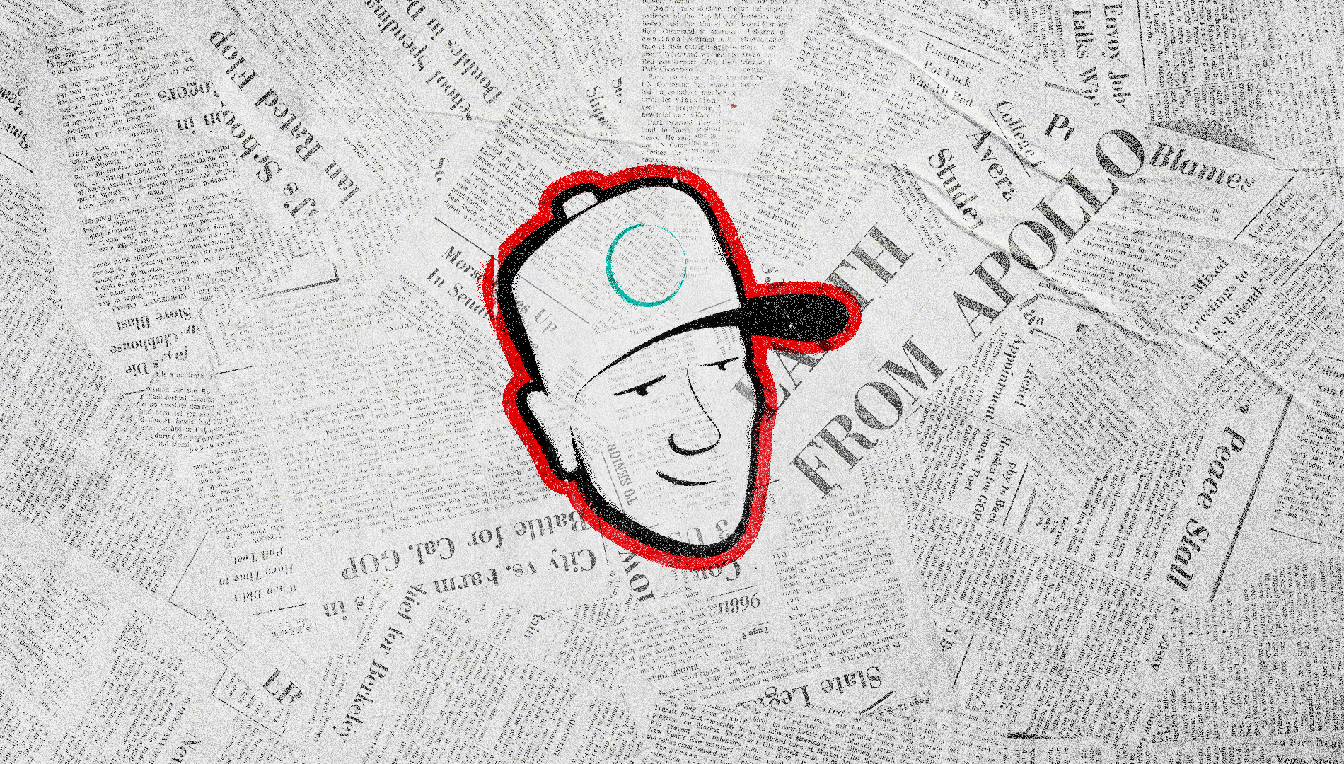 Newspaper Print Icon branding iconography illustration logo paper photoshop texture