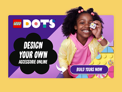 LEGO® DOTS Digital Building Platform development graphic design microsite strategy