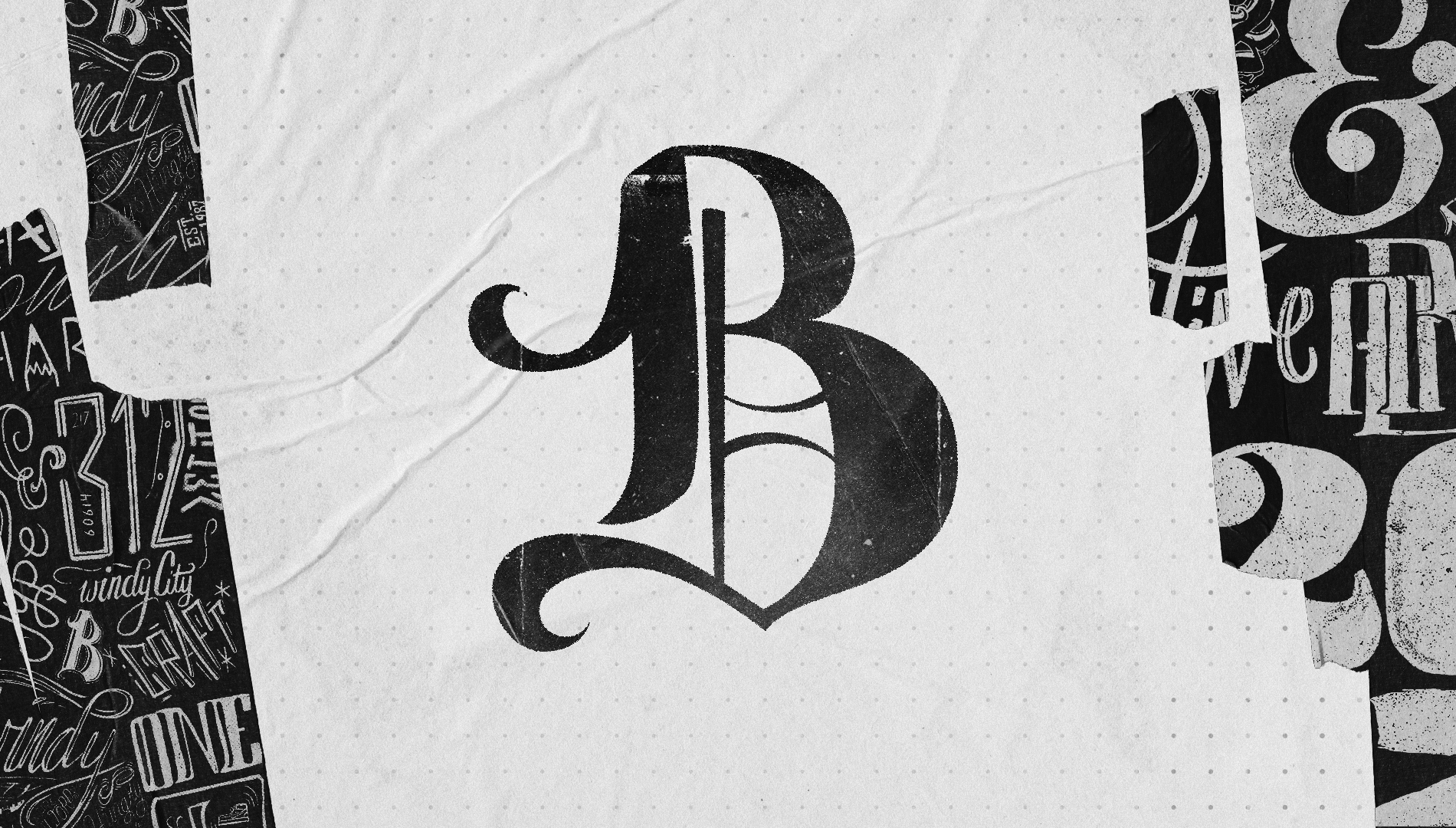 B Illustration Print branding graphic design illustration illustrator logo photoshop print script typography