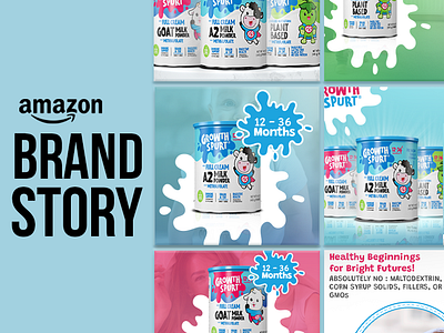 Brand story-Growth Spurt amazon amazonbrand amazonbrandstory branding brandstory design graphic design photoshop