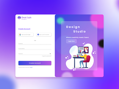 Sign Up page 3d animation app branding design graphic design illustration logo motion graphics typography ui ux vector