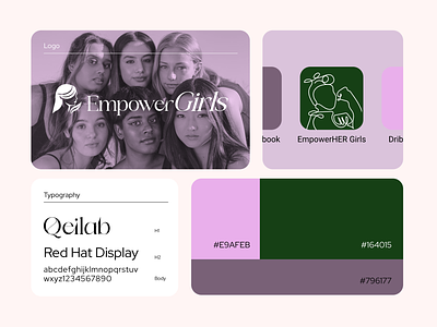 Branding / Empower Girls branding graphic design logo