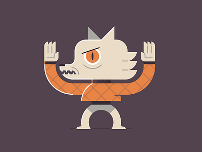 Wolfman autumn character design fall halloween holiday illustration october werewolf wolman