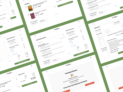 Online vegetable outlet checkout pages check out clean concept design e commerce minimal ui ux