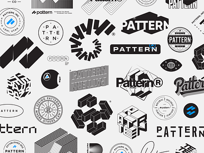 4 Years At Pattern anniversary art director badges celebrating design jobs ecommerce fun logos marks pattern.com