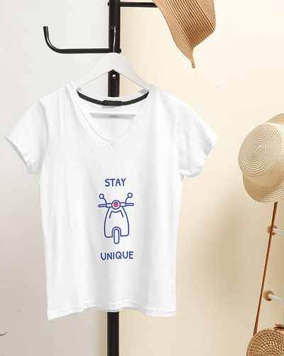 Stay Unique T-shirt Design branding design graphic design illustration logo t shirt unique vector