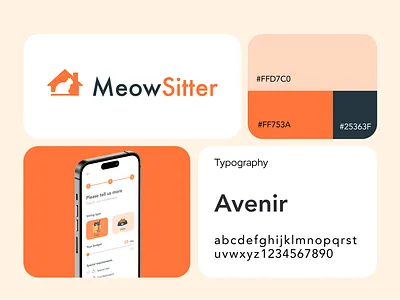 Branding / MeowSitter branding ui