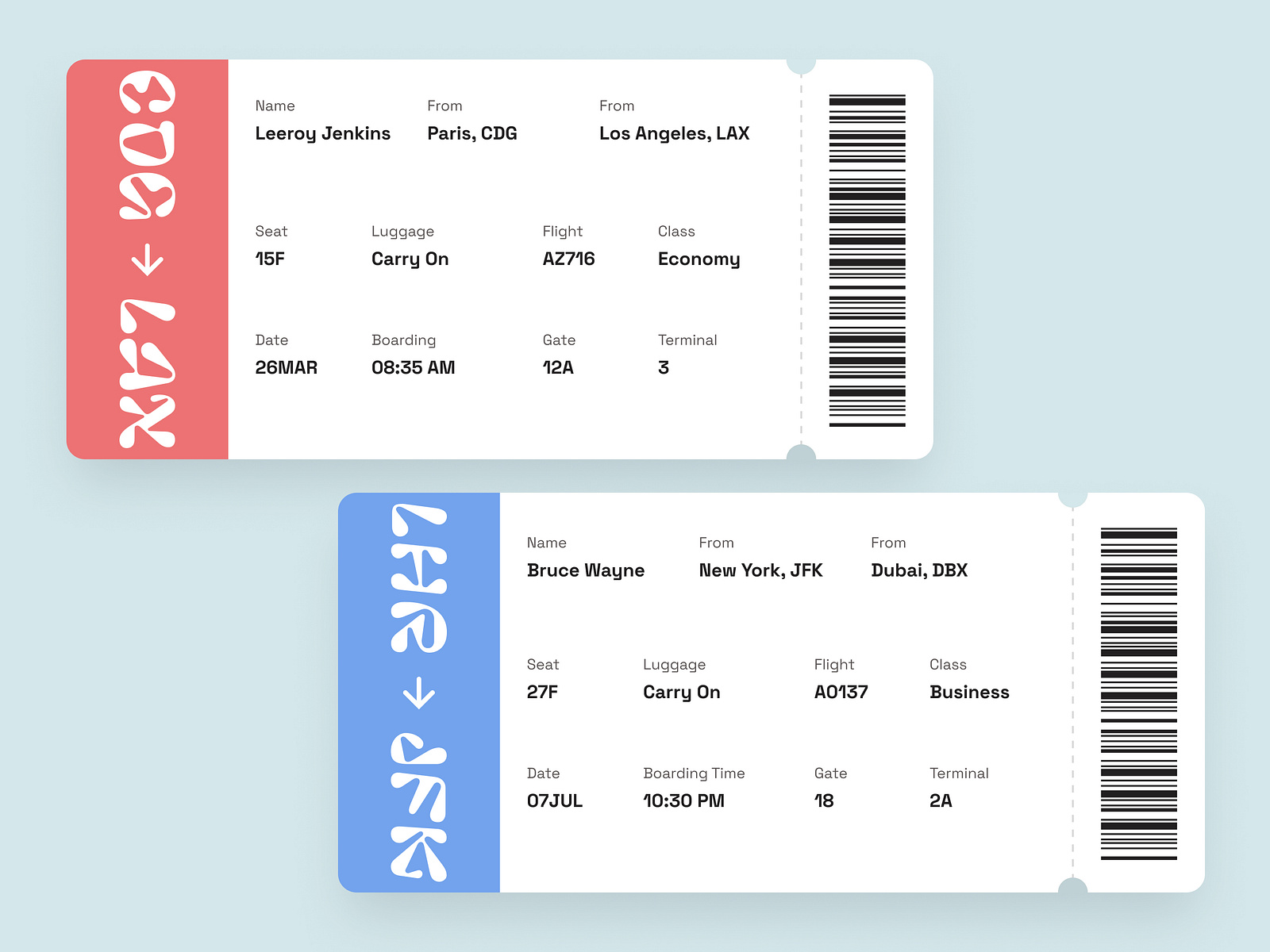 DAY 024 / BOARDING PASS by Kristian Storli on Dribbble