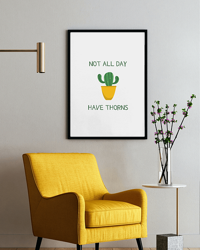 Not all day have thorns branding design graphic design illustration logo t shirt thorns typography vector