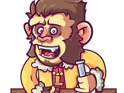 Lucky Ape 2 design illustration vector