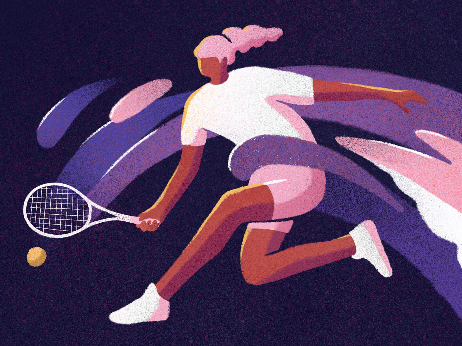 Tennis by Anna Broadhurst on Dribbble