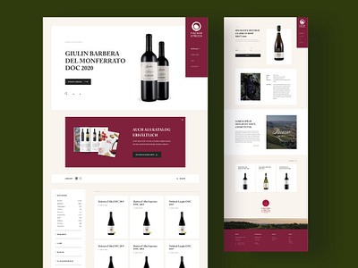 Fischer & Trezza Import Website Redesign branding design desktop graphic design landingpage online online shop shop ui ux web design website wine