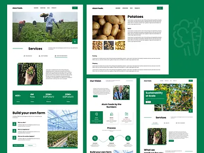 Alum Foods Web Ui design foods products ui uiuxdesign userinterface website