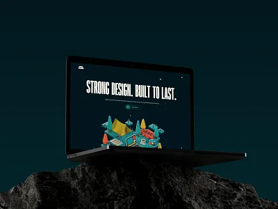 Adammade Portfolio Website 3d animation figma iconography portfolio ui web design webflow website