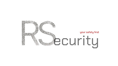 Logo for RS security company brand design brand identity branding branding inspo design graphic design logo