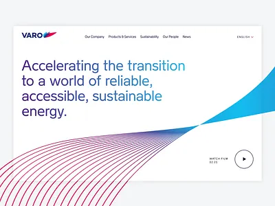 Website Redesign | Varo Energy brandings digitaldesign energy graphicdesign homepage ui website websiteredesign