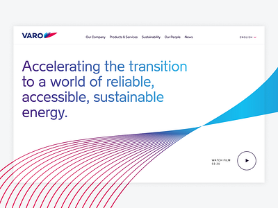 Website Redesign | Varo Energy brandings digitaldesign energy graphicdesign homepage ui website websiteredesign