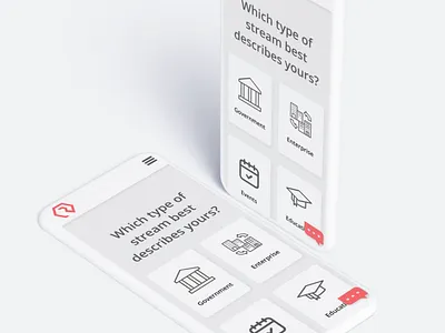 Streaming Mobile App app design branding ui web design