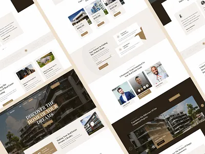 Barise - Real Estate Website V2 bold design branding business corporate design illustration logo minimal product design real estate typography ui uiux design ux web web design website website design