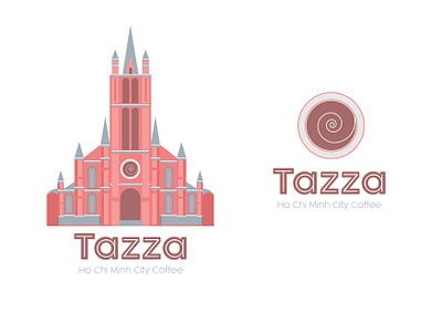 Tazza Coffee - Day 6 brandidentity branding building coffee coffeeshop dailylogochallenge graphic design illustration logo pattern swirl tazza vector