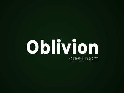 Oblivion - Logo animation 2d animation animation logo logo animation motion motion design motion graphics