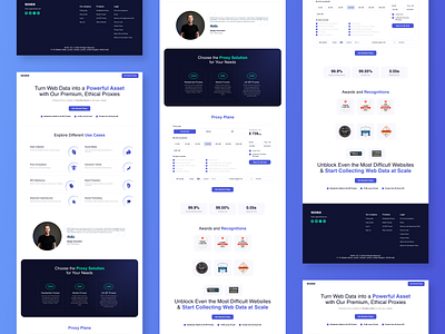 SOAX - Landing Page Design ad design cro homepage landing page paid media ppc design saas ui design webpage