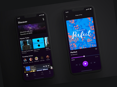 Music App Screen Daily UI 3d app appdesign branding dailyui design dribble graphic design hero section icon illustration logo motion graphics ui uiux vector