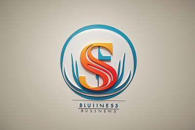 S letter logo branding crad desgin graphic design s logo