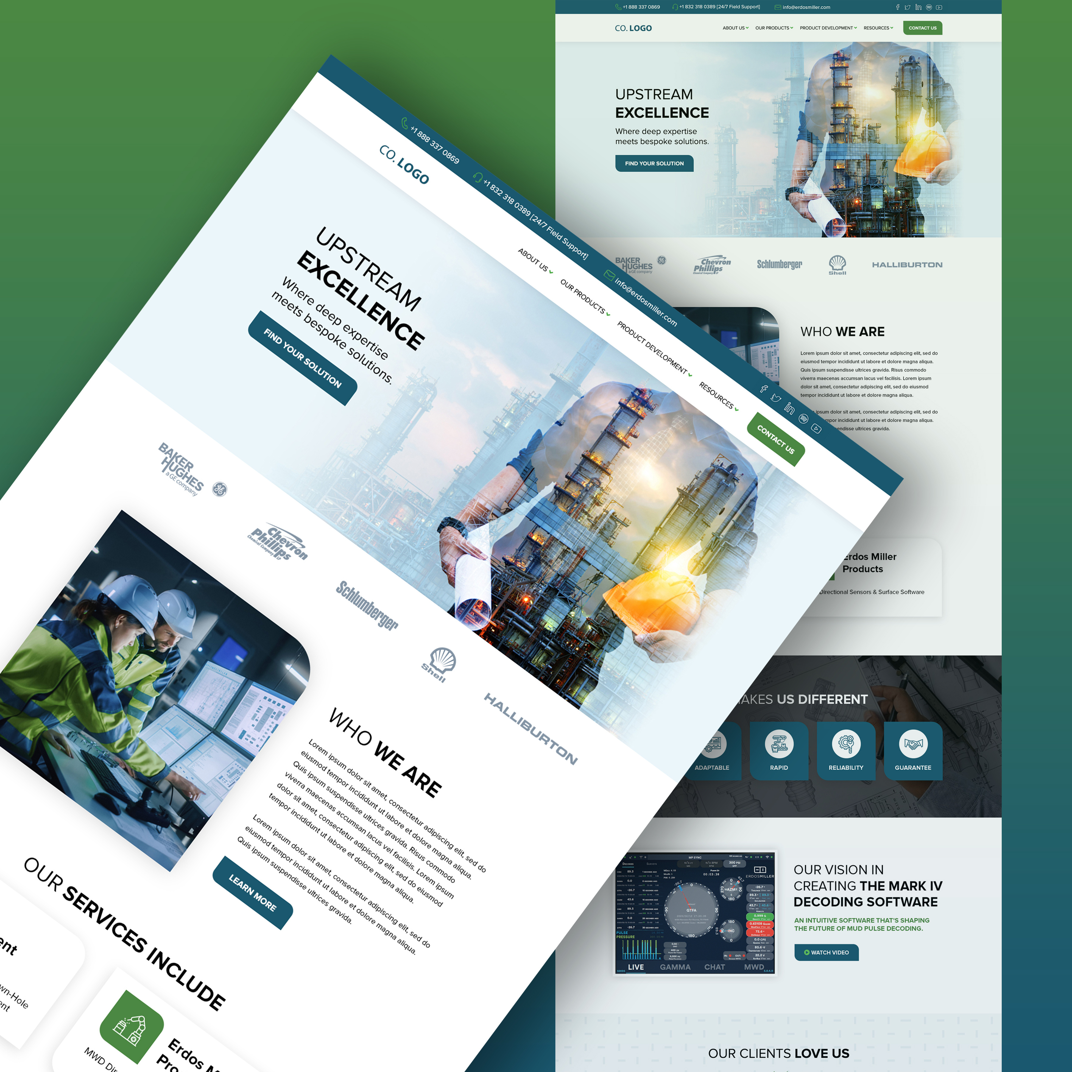 Construction Company Website Design design landing page design ui ux web design web page design