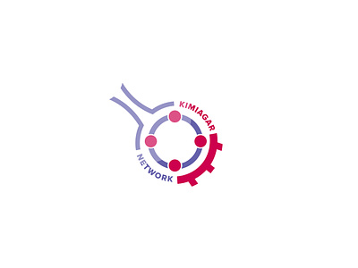 Kimiagar Network Logo Design branding company graphic design it logo network visual design