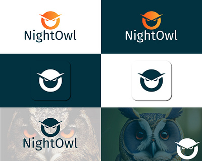 NightOwl Logo Design brandidenity branding brandingdesign business designtutorial kristiandesigns logo logoconcept logodesigner logomark logosai logotipo logotutorial logotype minimalistic