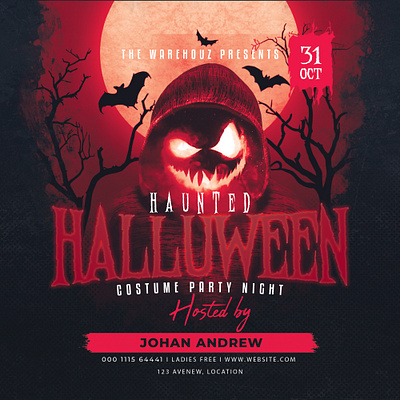 Halloween Day Party Flyer Design flyer halloween halloween day party flyer design halloween flyer