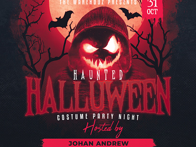 Halloween Day Party Flyer Design flyer halloween halloween day party flyer design halloween flyer