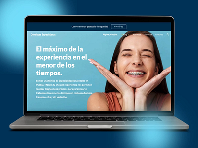 Dentistas Especialistas - Dentist Studio Web Design branding dentist graphic design health care service based ui ux web design website